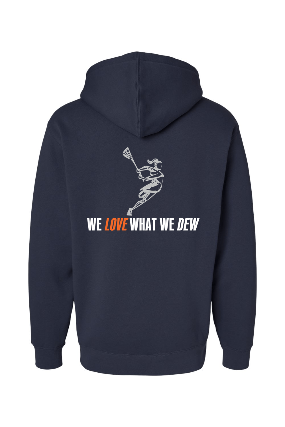 DEWLAX LC Heavyweight Hooded Sweatshirt Signature Lacrosse
