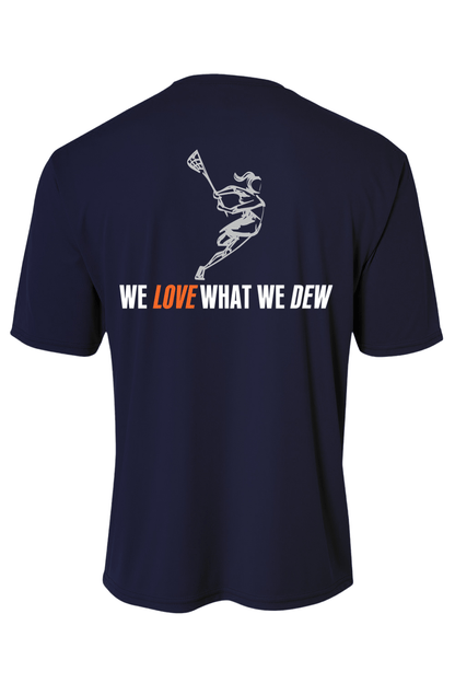 DEWLAX LC Performance Short Sleeve Tee Signature Lacrosse