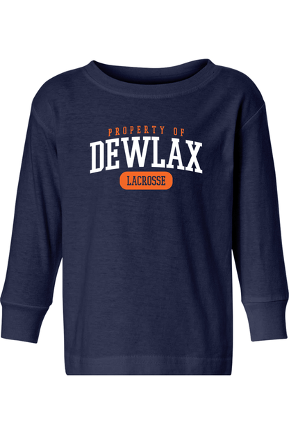 DEWLAX LC Toddler Long Sleeve T-Shirt Signature Lacrosse