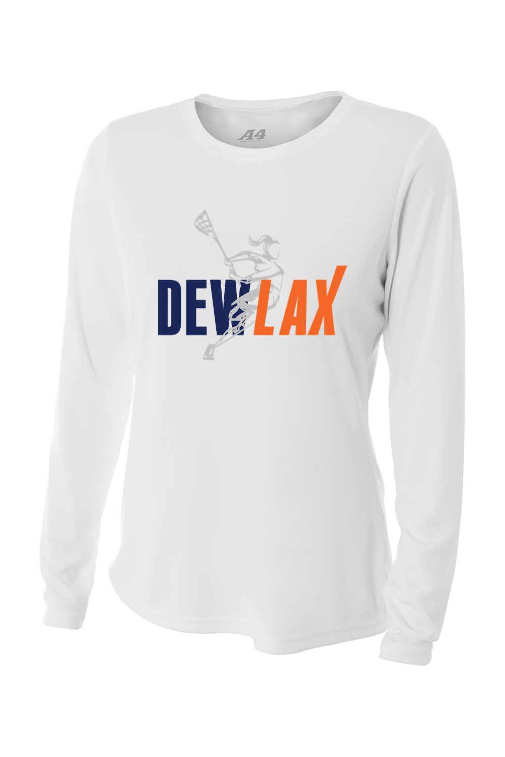 DEWLAX LC Women’s Cooling Performance Long Sleeve Tee Signature Lacrosse