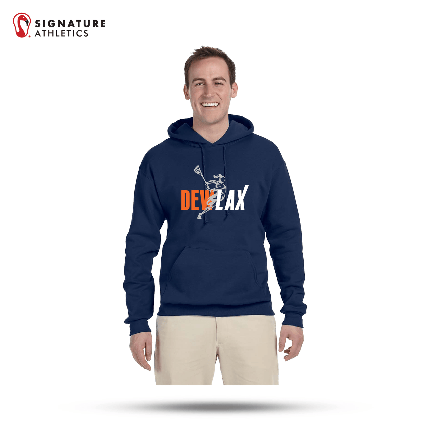 DEWLAX Player Adult Sweatshirt: DEWLAX Signature Lacrosse
