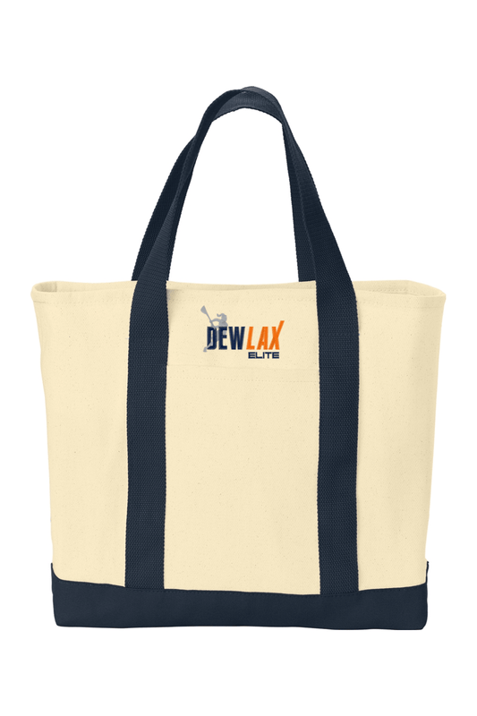 DEWLAX Port Authority - Ideal Twill Two-Tone Shopping Tote Signature Lacrosse