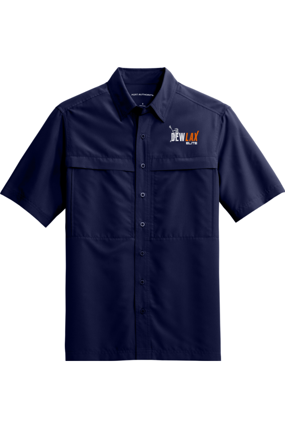 DEWLAX Port Authority Short Sleeve UV Daybreak Shirt Signature Lacrosse