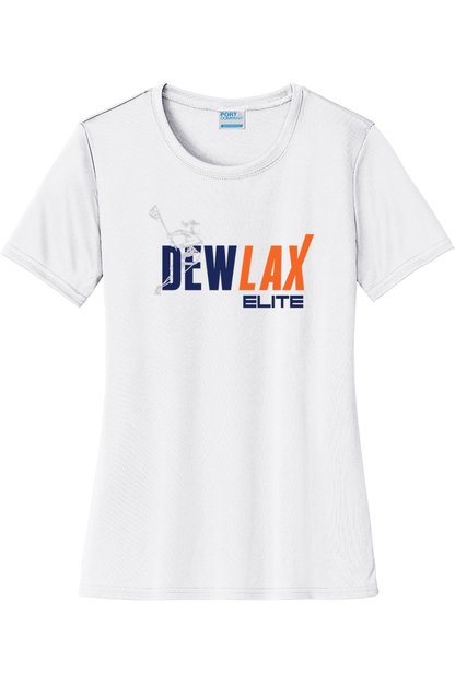 DEWLAX Port & Company Ladies Performance Tee Signature Lacrosse
