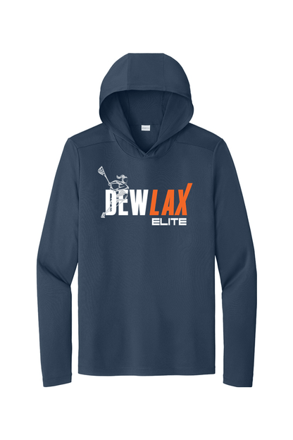 DEWLAX Sport-Tek Posi-UV Pro Long Sleeve Hoodie Signature Lacrosse