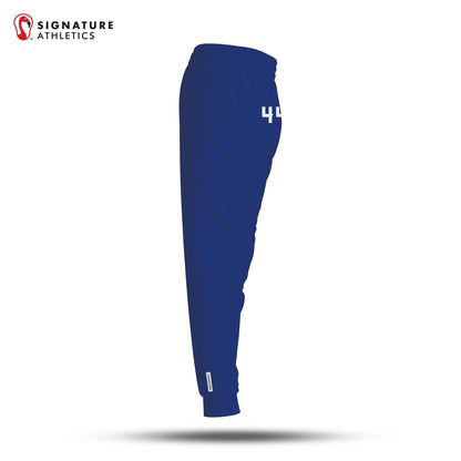 DEWLAX Women's Blue Pro Lightweight Dye Sub Joggers Signature Lacrosse