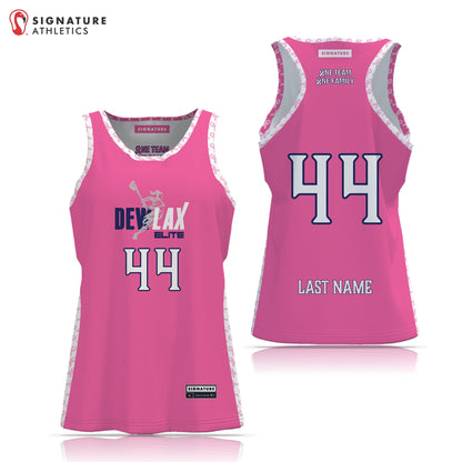 DEWLAX Women's Breast Cancer Awareness Reversible Pinnie Signature Lacrosse
