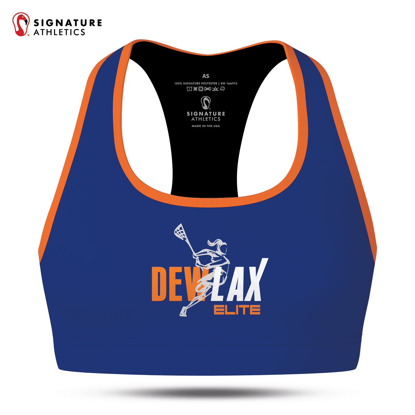 DEWLAX Women's Player Sports Bra Signature Lacrosse