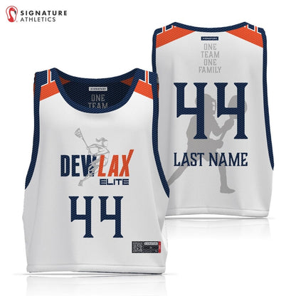 DEWLAX Women's Pro Single-Ply Reversible Pinnie Signature Lacrosse