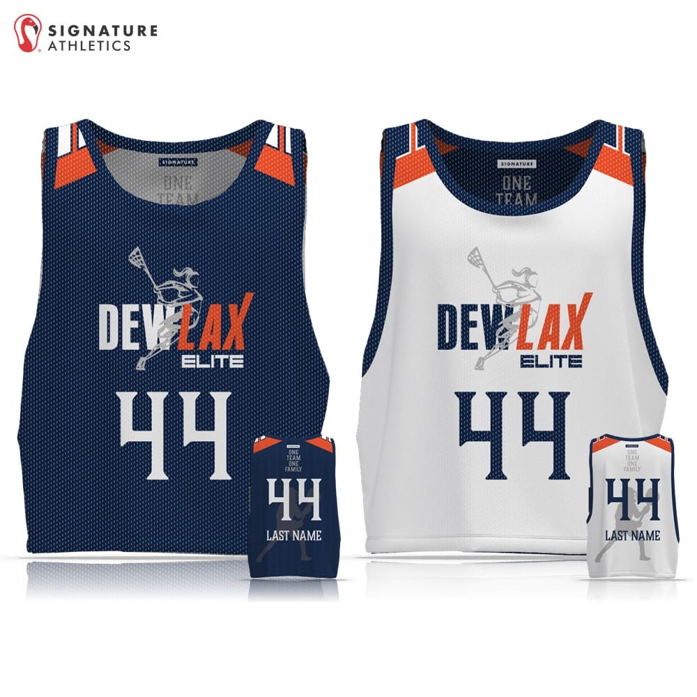 DEWLAX Women's Pro Single-Ply Reversible Pinnie: DEWLAX Lacrosse Signature Lacrosse