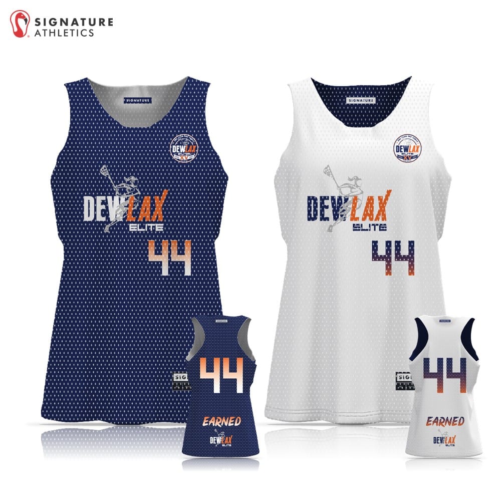 DEWLAX Women's Reversible Practice Pinnie - EARNED *REQUIRED* Signature Lacrosse