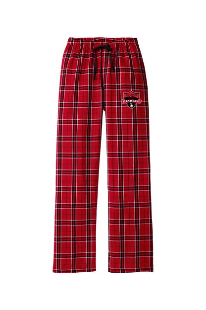 Diablos Futsal Adult Women's Flannel Plaid Pants Signature Lacrosse