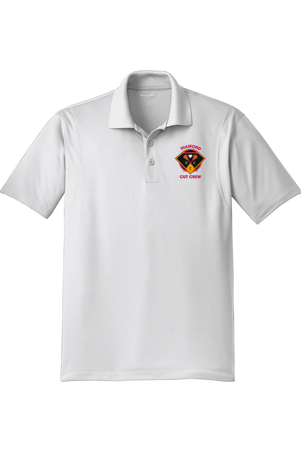 Diamond CCL Adult Embroidered Athletic Polo Signature Lacrosse