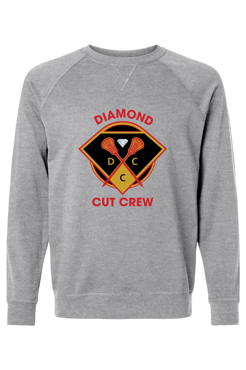 Diamond CCL Adult Heavyweight Raglan Long Sleeve Signature Lacrosse