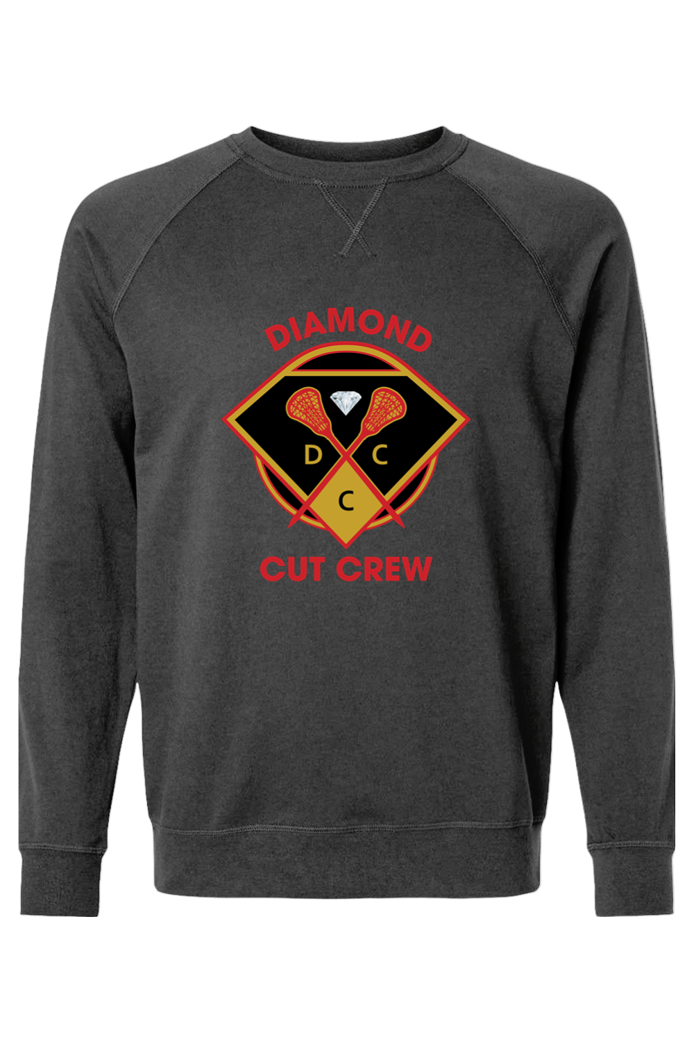 Diamond CCL Adult Heavyweight Raglan Long Sleeve Signature Lacrosse