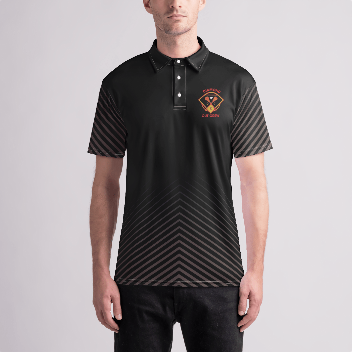 Diamond CCL Adult Sublimated Athletic Polo Signature Lacrosse