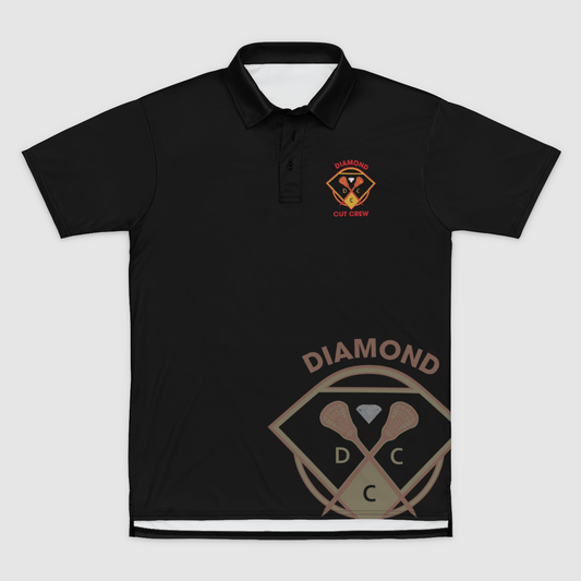 Diamond CCL Adult Sublimated Athletic Polo Signature Lacrosse