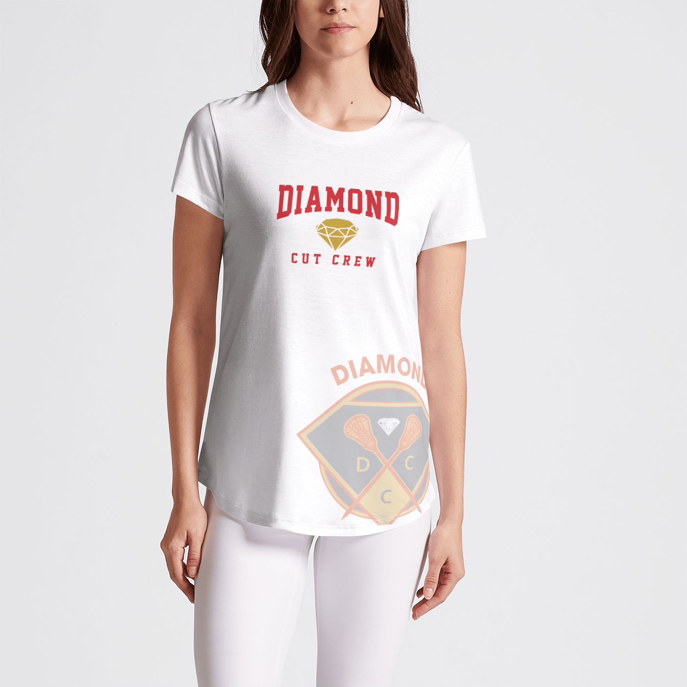 Diamond CCL Adult Sublimated Athletic T-Shirt (Women's) Signature Lacrosse