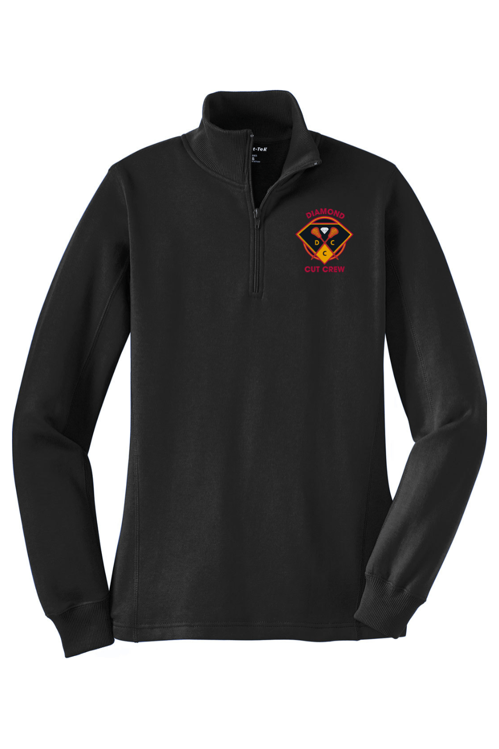 Diamond CCL Adult Women's Embroidered Quarter-Zip Pullover Signature Lacrosse