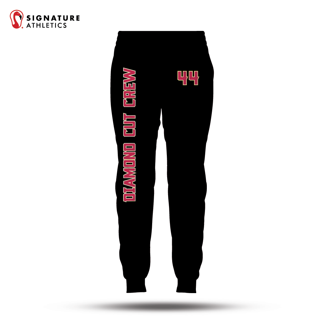 Diamond CCL Men's Lightweight Dye Sub Joggers: Diamond Cut Crew Signature Lacrosse