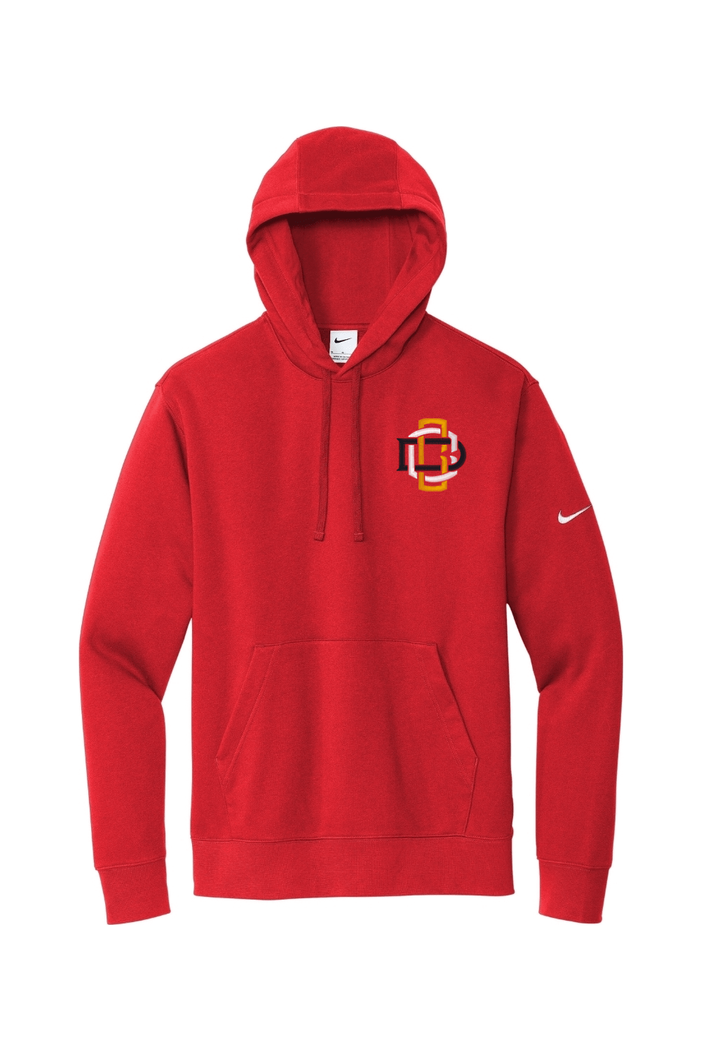 Diamond CCL Nike Club Fleece Sleeve Swoosh Pullover Hoodie Signature Lacrosse