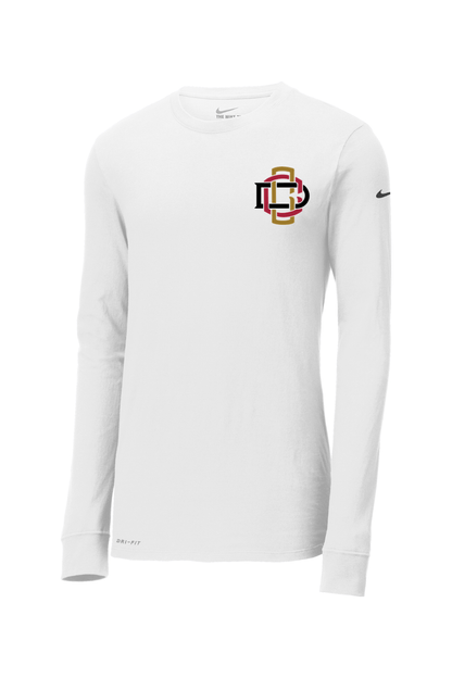 Diamond CCL Nike Dri-FIT Cotton/Poly Long Sleeve Tee Signature Lacrosse