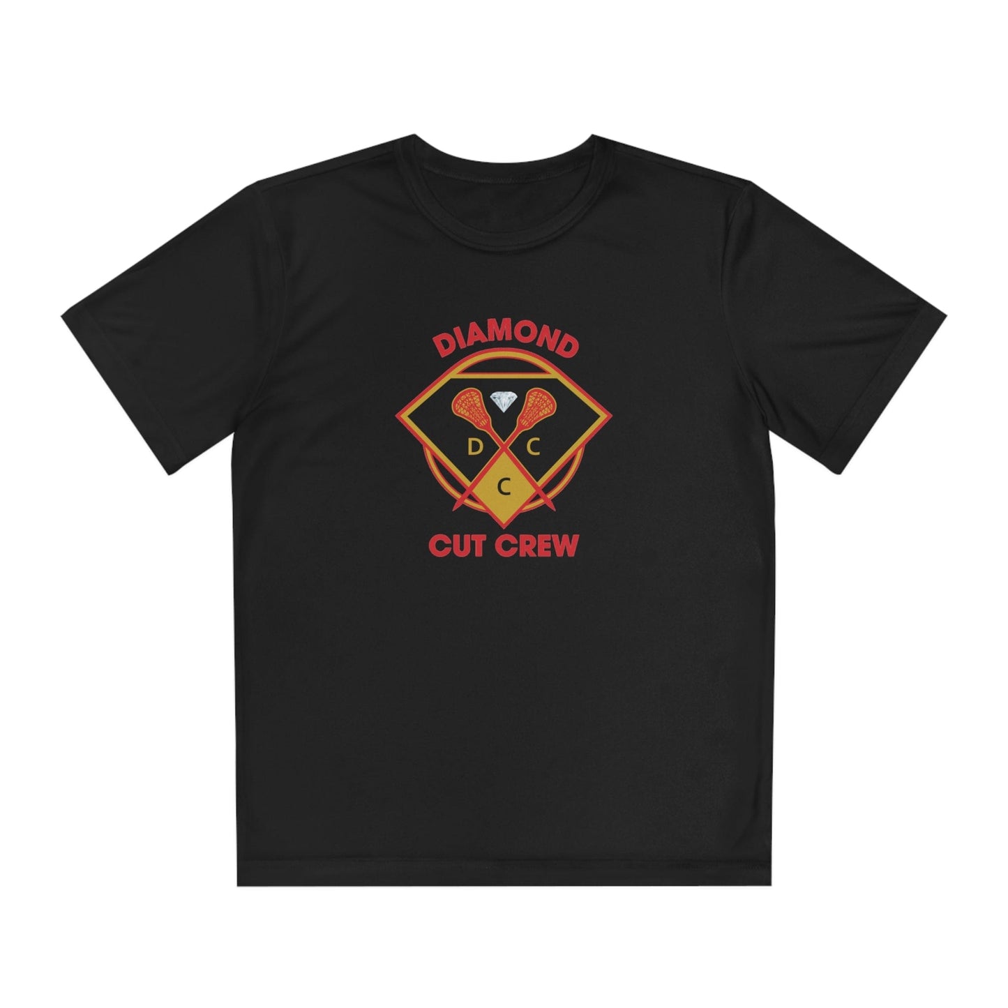 Diamond CCL Youth Athletic T-Shirt Signature Lacrosse