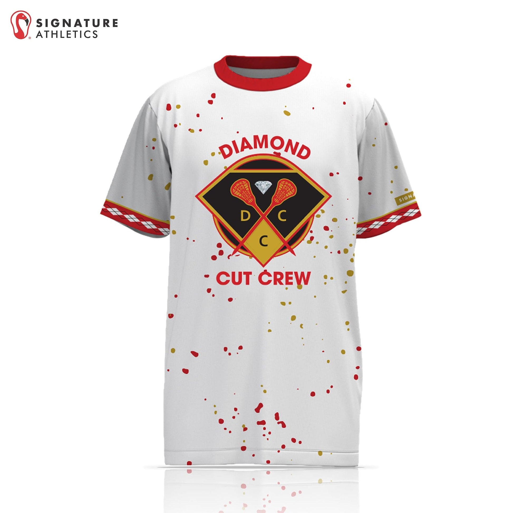 Diamond Cut Crew Women's Light Short Sleeve Shooting Shirt Signature Lacrosse