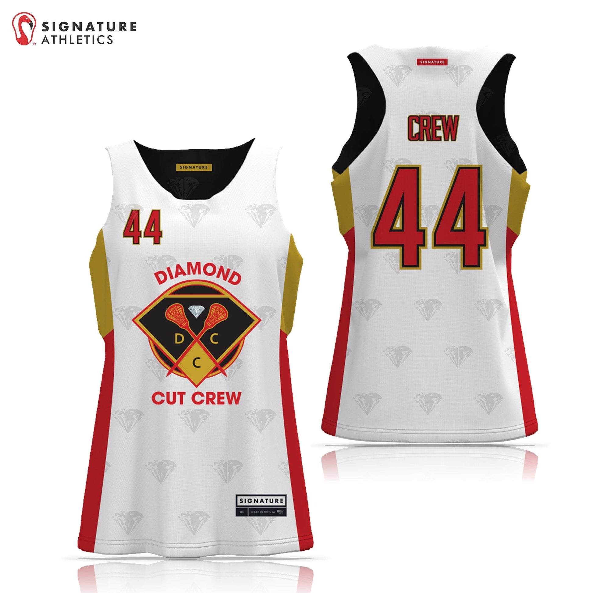 Diamond Cut Crew Women's Reversible Game Pinnie Signature Lacrosse