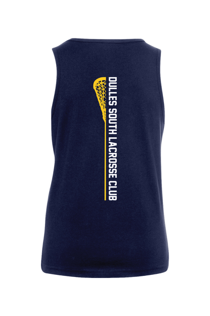 Dulles South Lacrosse Club Youth BELLA + CANVAS Jersey Tank Signature Lacrosse