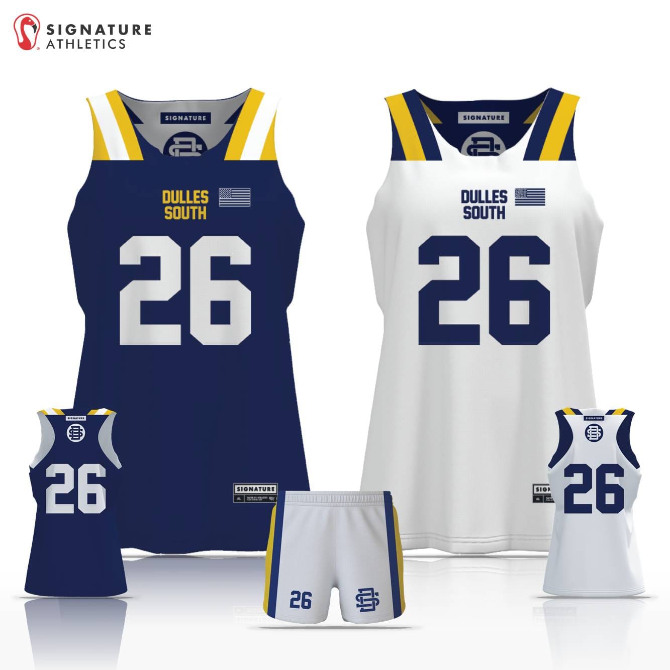 Dulles South Lacrosse Women's 2 Piece Player Package Signature Lacrosse