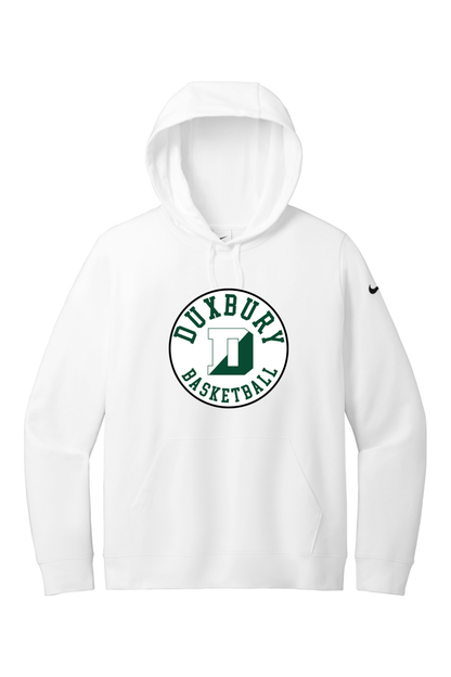 Duxbury Basketball Nike Ladies Club Fleece Sleeve Swoosh Pullover Hoodie Signature Lacrosse