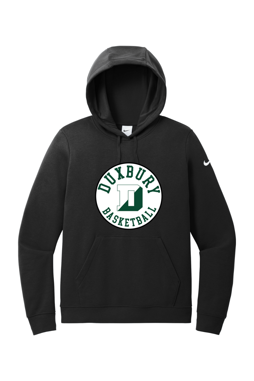 Duxbury Basketball Nike Ladies Club Fleece Sleeve Swoosh Pullover Hoodie Signature Lacrosse
