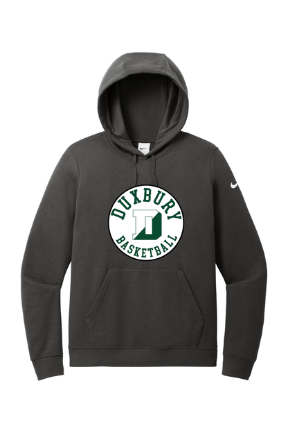 Duxbury Basketball Nike Ladies Club Fleece Sleeve Swoosh Pullover Hoodie Signature Lacrosse