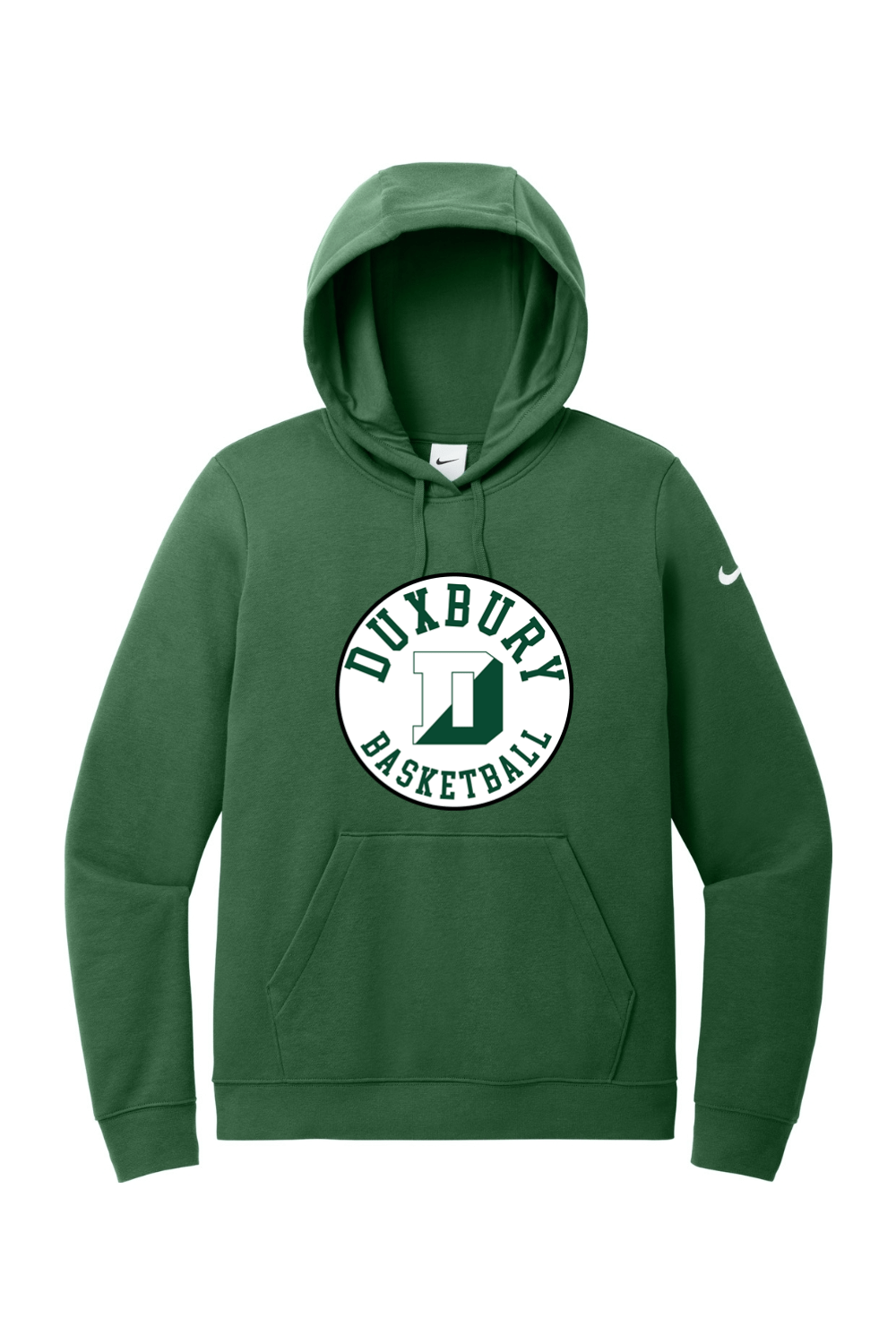 Duxbury Basketball Nike Ladies Club Fleece Sleeve Swoosh Pullover Hoodie Signature Lacrosse