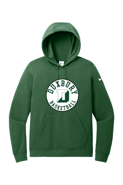 Duxbury Basketball Nike Ladies Club Fleece Sleeve Swoosh Pullover Hoodie Signature Lacrosse