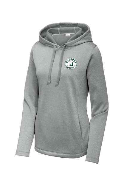 Duxbury Basketball Sport-Tek Ladies PosiCharge Sport-Wick Heather Fleece Hooded Pullover (Coach) Signature Lacrosse