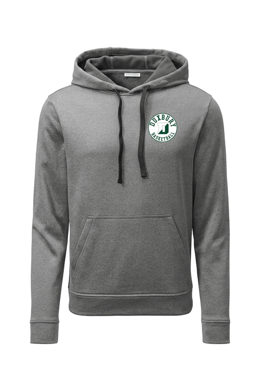 Duxbury Basketball Sport-Tek PosiCharge Sport-Wick Heather Fleece Hooded Pullover (Coach) Signature Lacrosse