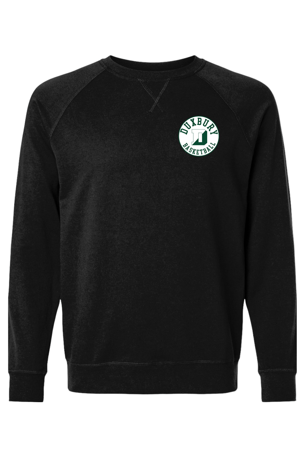 Duxbury Youth Basketball Adult Heavyweight Raglan Long Sleeve Signature Lacrosse