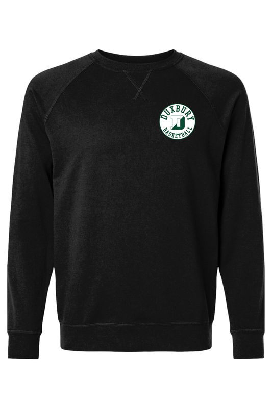 Duxbury Youth Basketball Adult Heavyweight Raglan Long Sleeve Signature Lacrosse