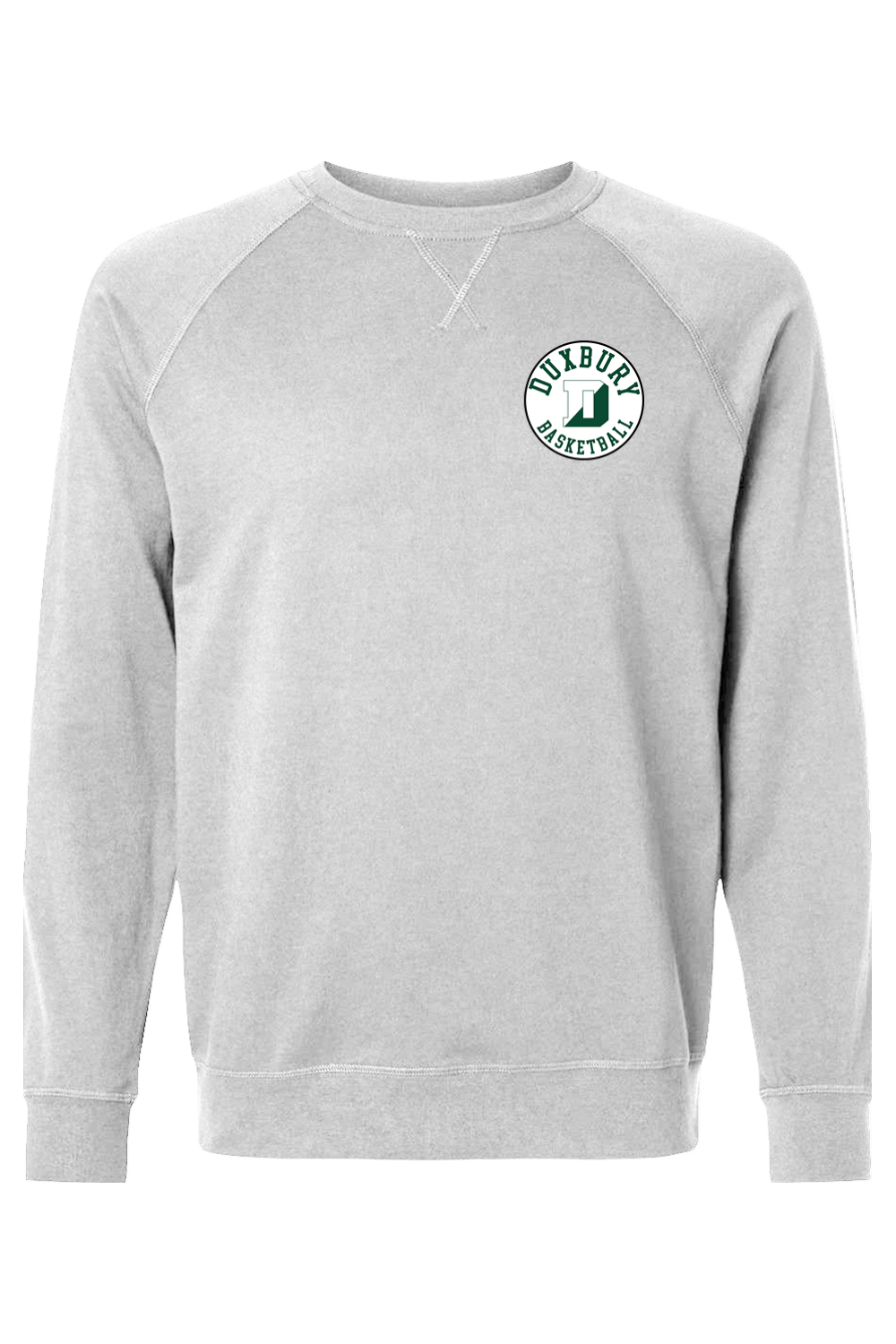 Duxbury Youth Basketball Adult Heavyweight Raglan Long Sleeve Signature Lacrosse