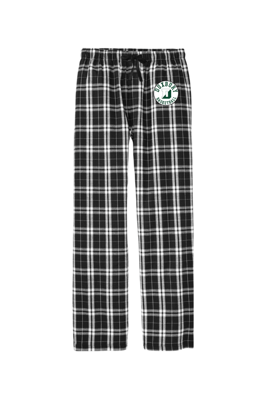 Duxbury Youth Basketball Adult Men's Flannel Plaid Pants Signature Lacrosse