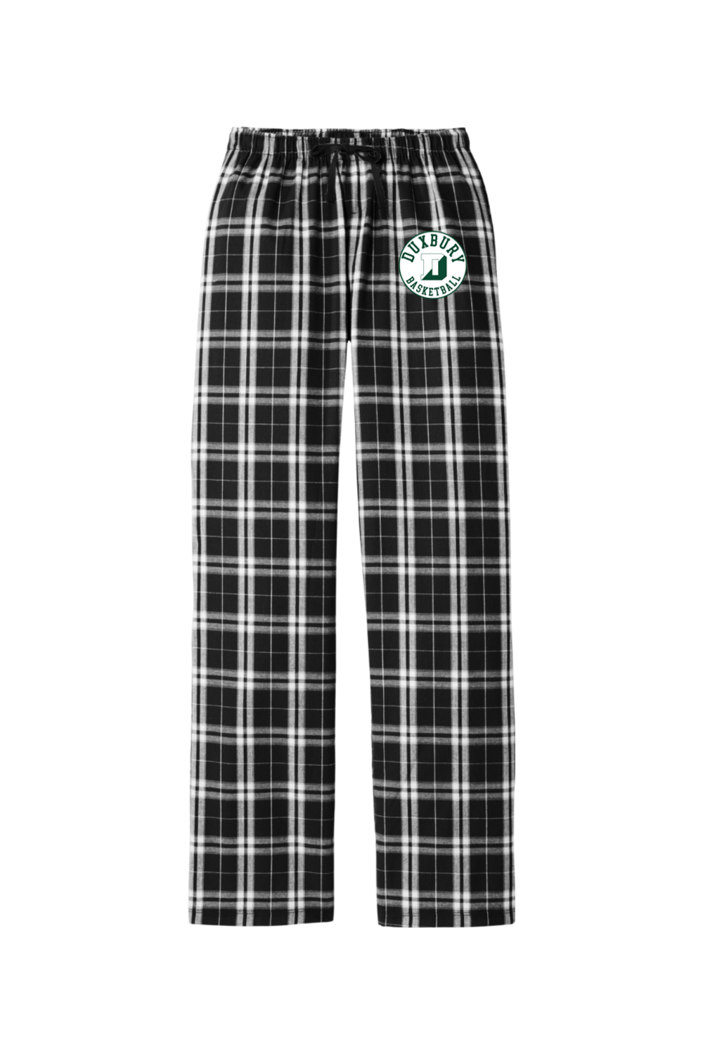 Duxbury Youth Basketball Adult Women's Flannel Plaid Pants Signature Lacrosse