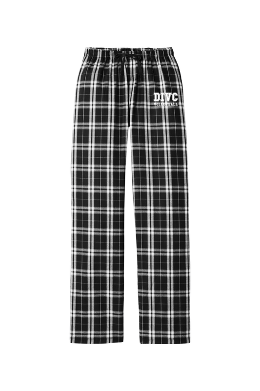 Dynamic Impact Volleyball Club Adult Women's Flannel Plaid Pants Signature Lacrosse