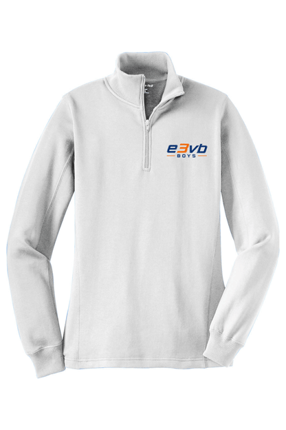 E3VB Adult Women's Embroidered Quarter-Zip Pullover Signature Lacrosse