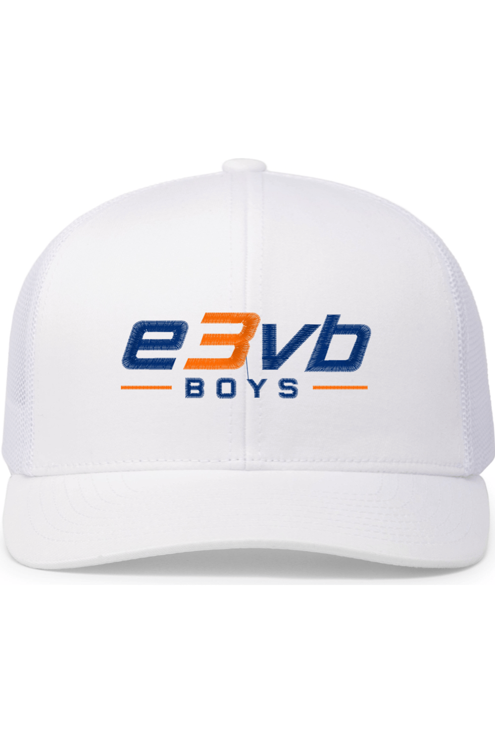 E3VB Embroidered Trucker Hat Signature Lacrosse