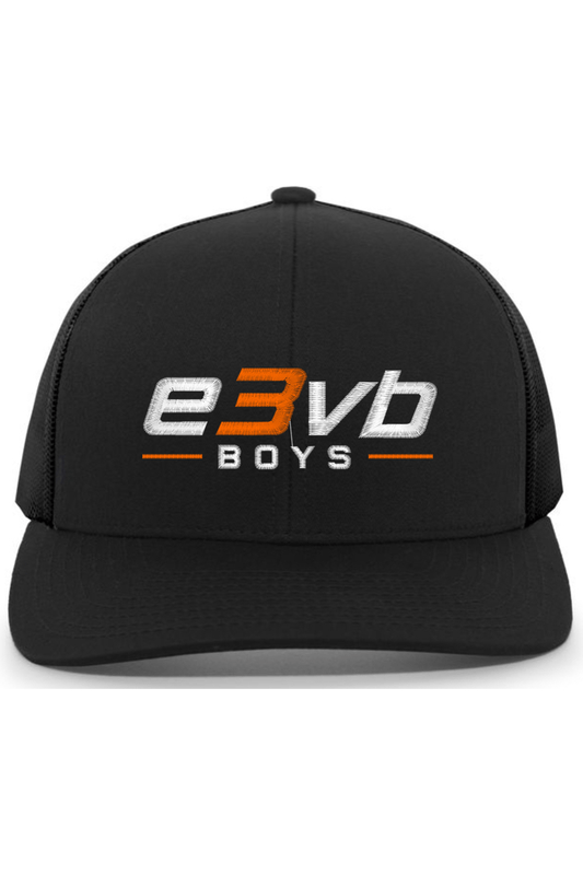 E3VB Embroidered Trucker Hat Signature Lacrosse