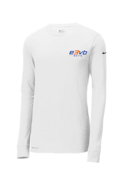 E3VB Nike Dri-FIT Cotton/Poly Long Sleeve Tee Signature Lacrosse
