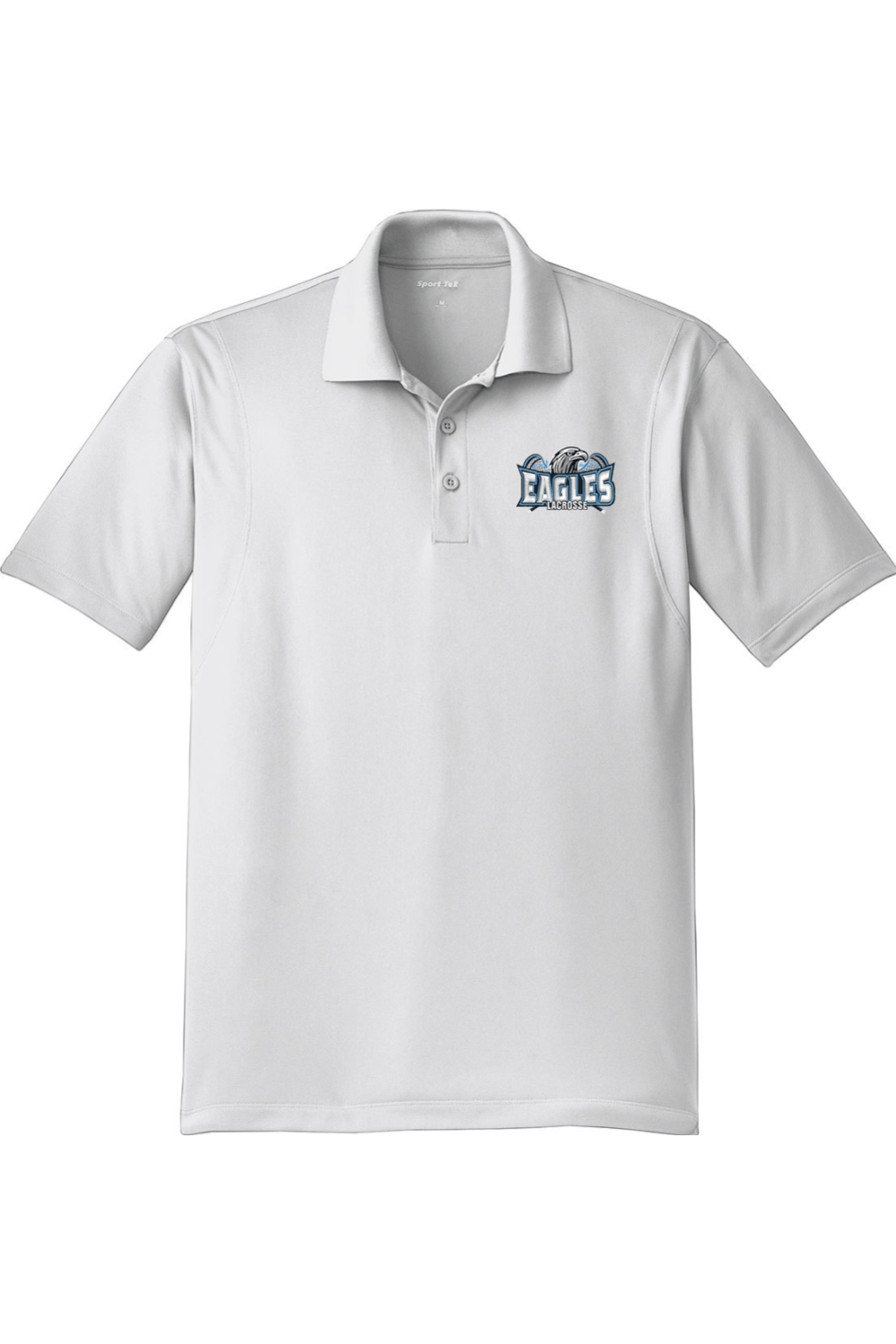Eagles Lacrosse Adult Embroidered Athletic Polo Signature Lacrosse