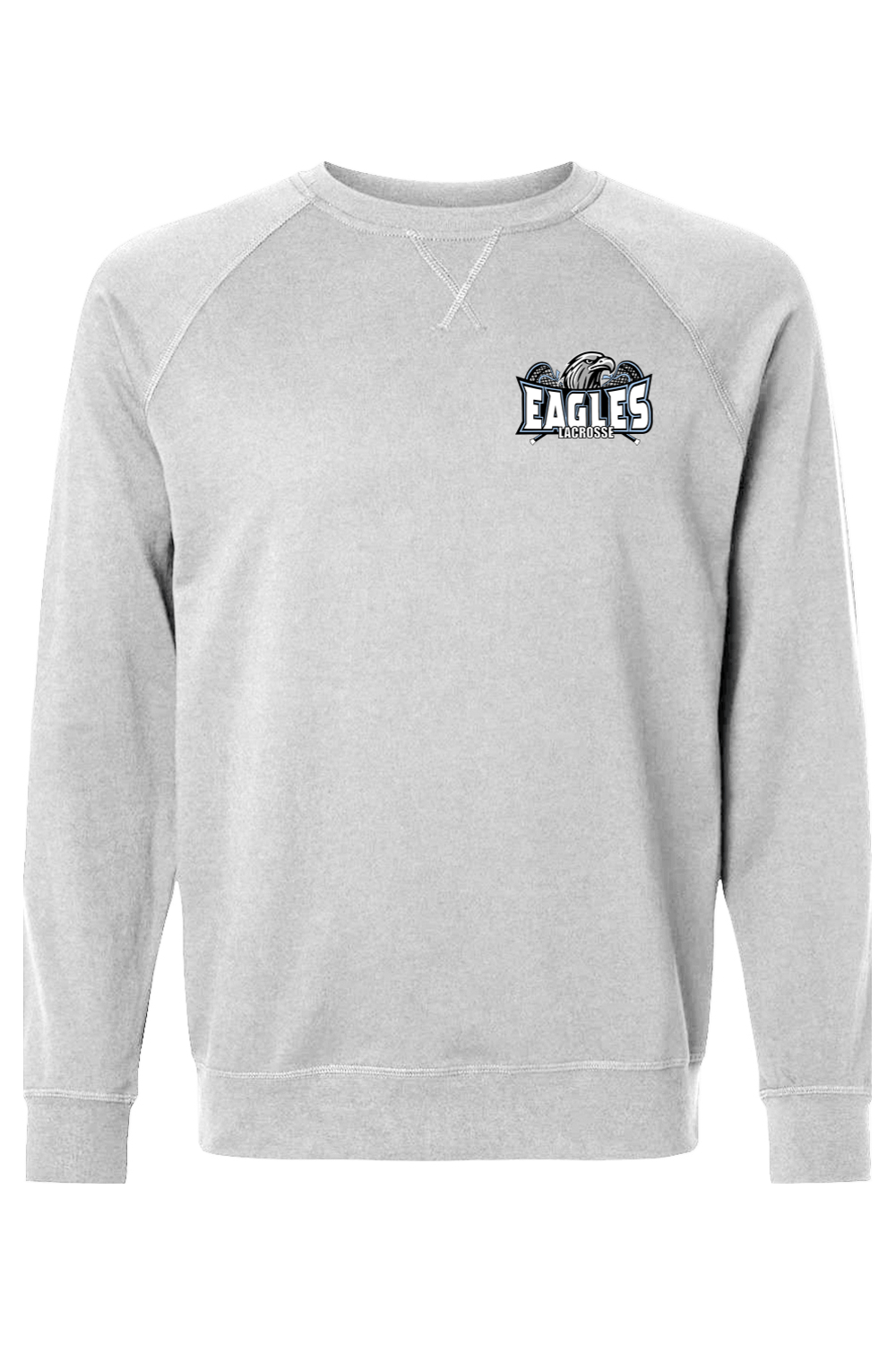 Eagles Lacrosse Adult Heavyweight Raglan Long Sleeve Signature Lacrosse